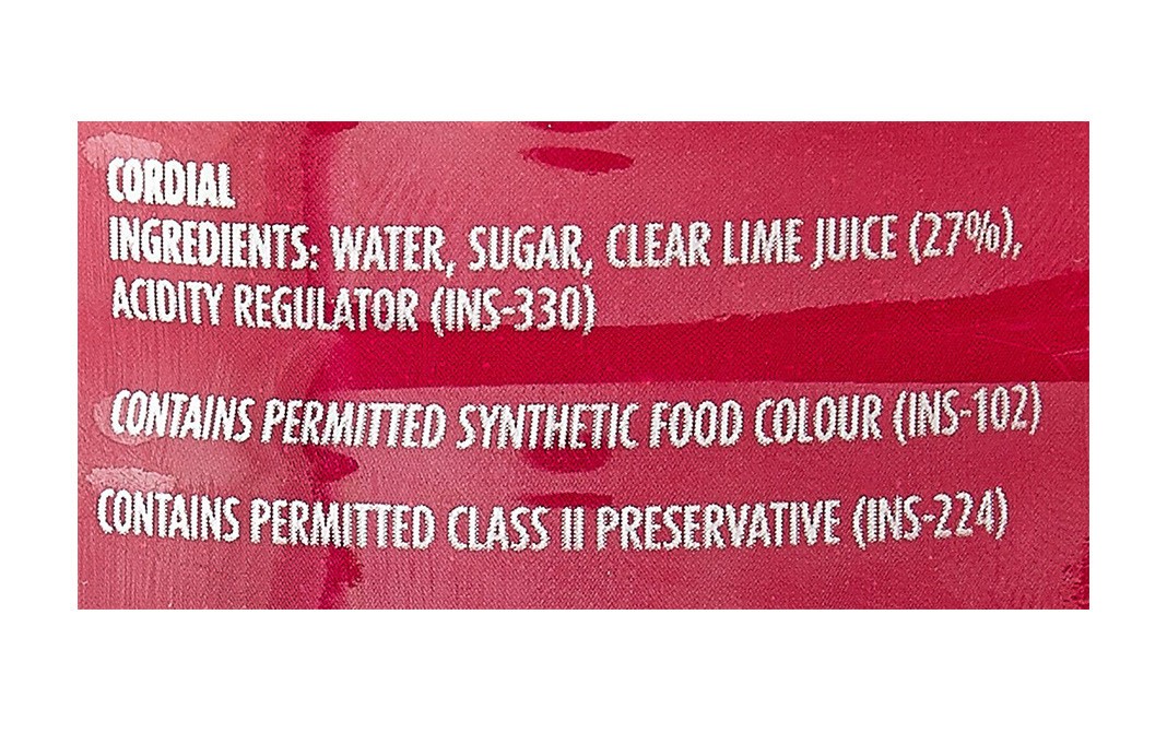 Mapro Lounge Lime Juice Cordial   Plastic Bottle  750 millilitre